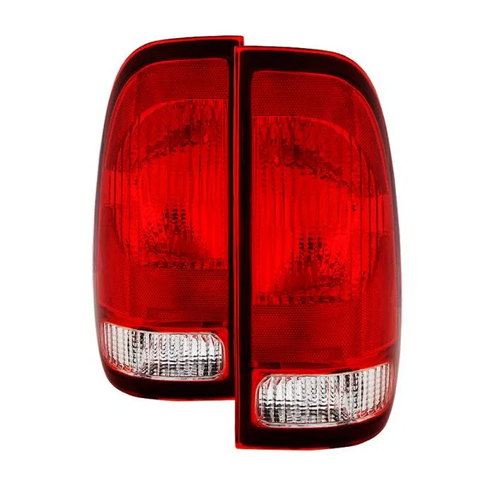 9030987 – SPYDER Tail Light Assembly, LED Red/Clear OEM Lens Black Housing Set Of 2